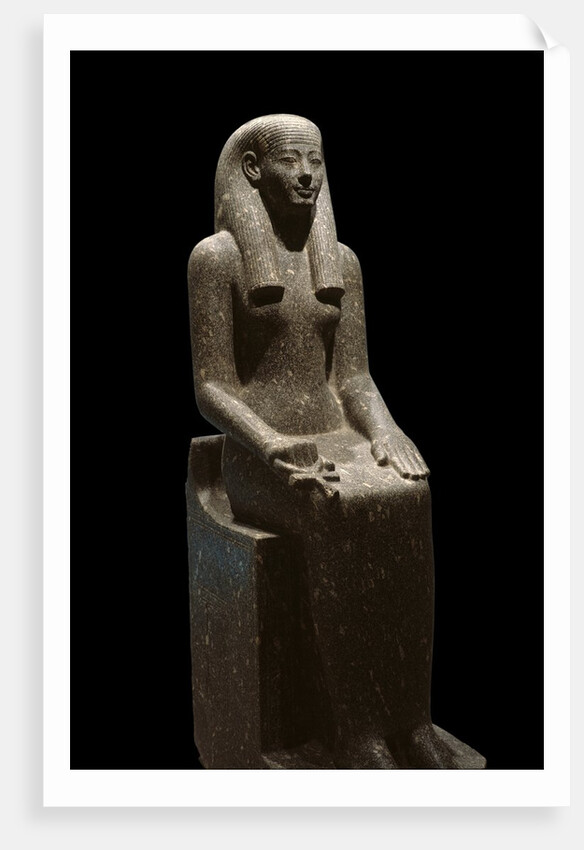 Ancient Egyptian sculpture representing the divinity Iwnit by Anonymous