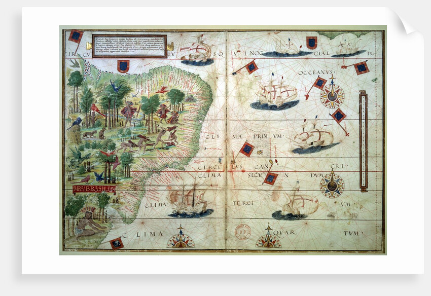 Hydrographic Map of Brazil by Anonymous