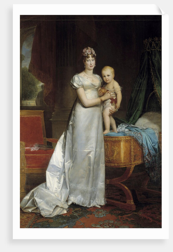 Portrait of the Empress Marie Louise and the King of Rome by Francois Gerard