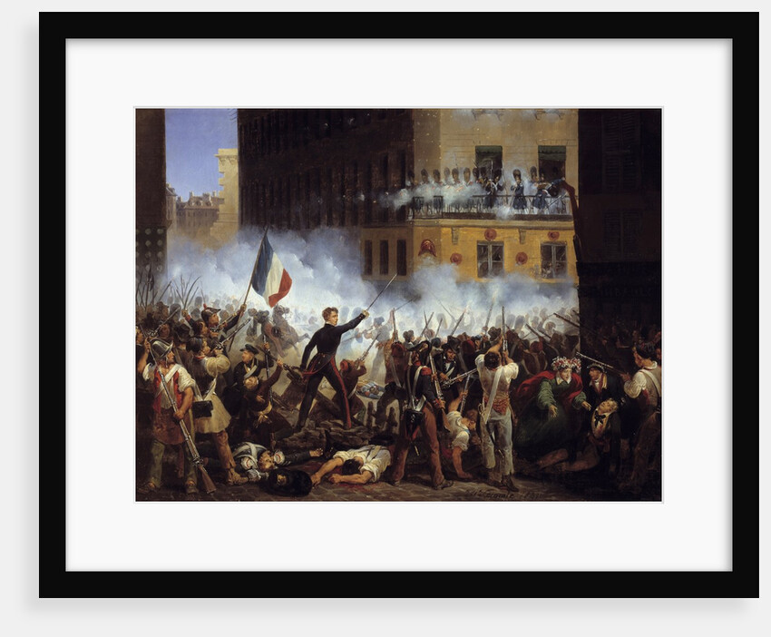 Rohan Road Combat, 29 July 1830 by Hippolyte Lecomte