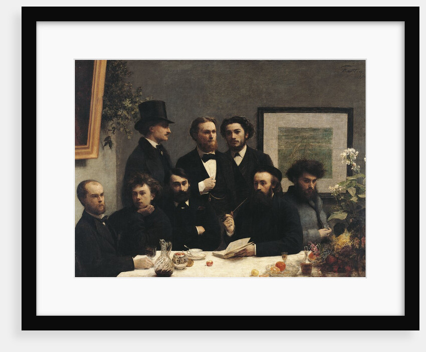 A Corner of the Table by Ignace Henri Fantin-Latour