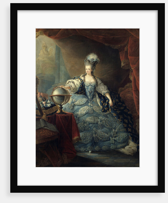 Portrait of Marie Antoinette, Queen of France by Jean-Baptiste Andre Gautier-Dagoty