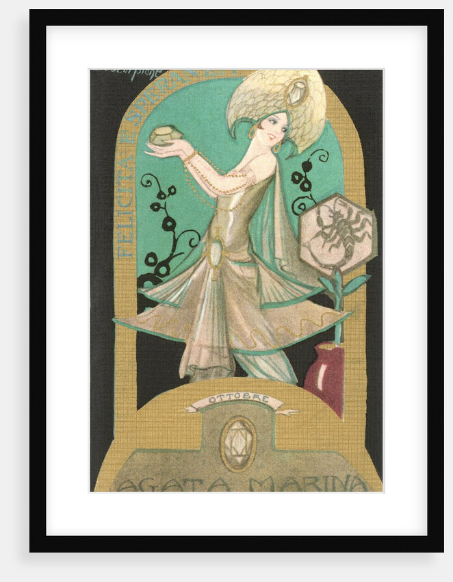 Italian Month Signs, October by Anonymous