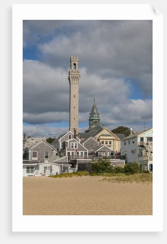 The seaside with Pilgrim Tower by Anonymous