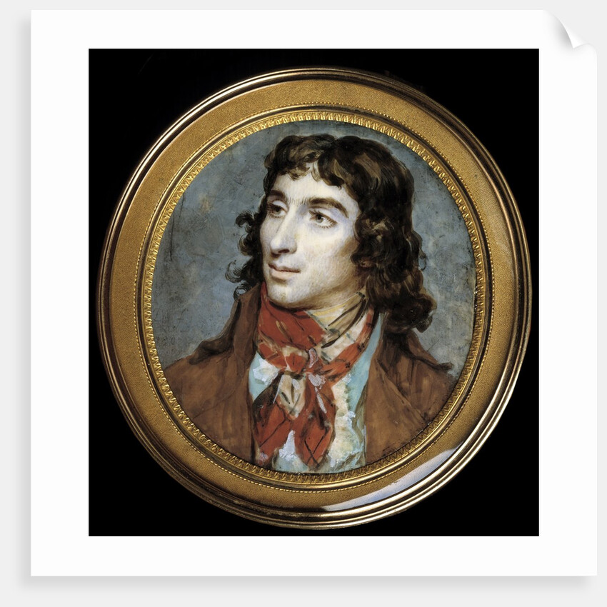 Portrait of Camille Desmoulins by Francois Dumont