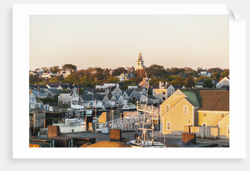View of Nantucket village by Anonymous