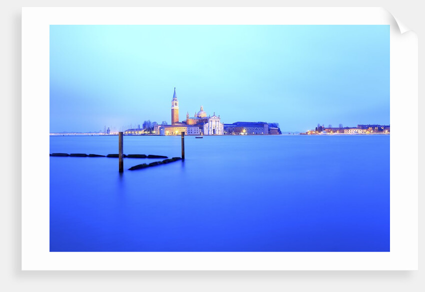 San Giorgio island view from S.Marco square. by Anonymous