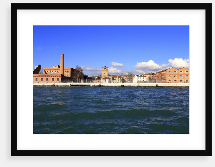Zattere Canal on the way to the seaport. by Anonymous