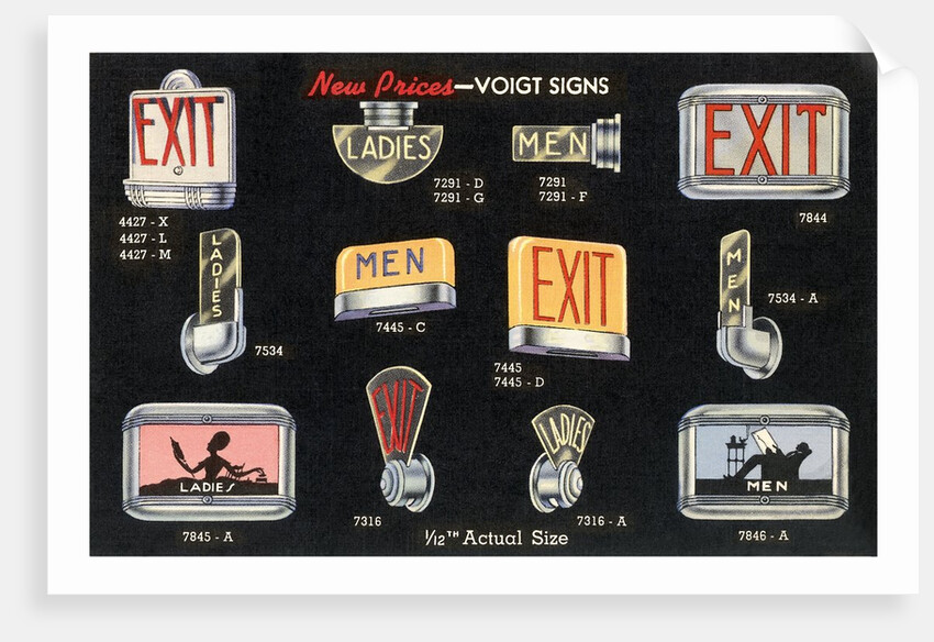 Forties Signs by Anonymous