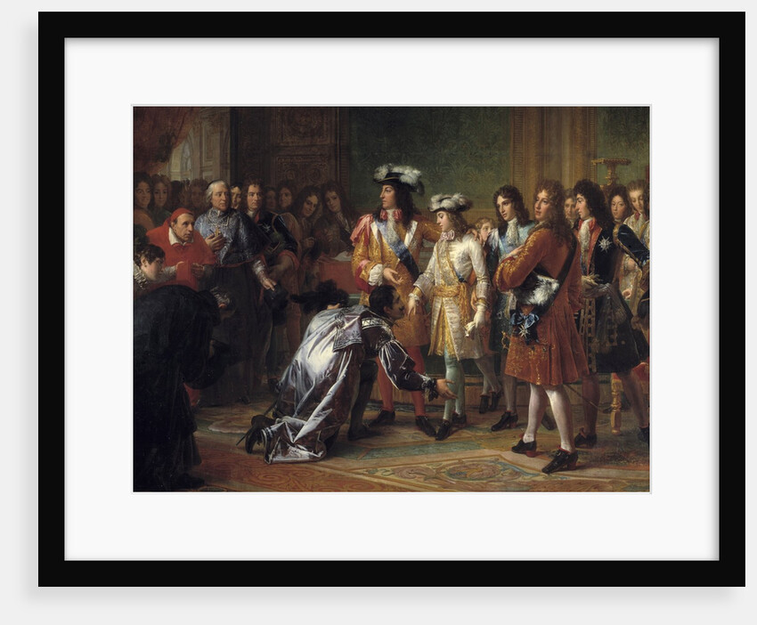 Duke of Anjou proclaimed King Felipe V of Spain by Francois Gerard
