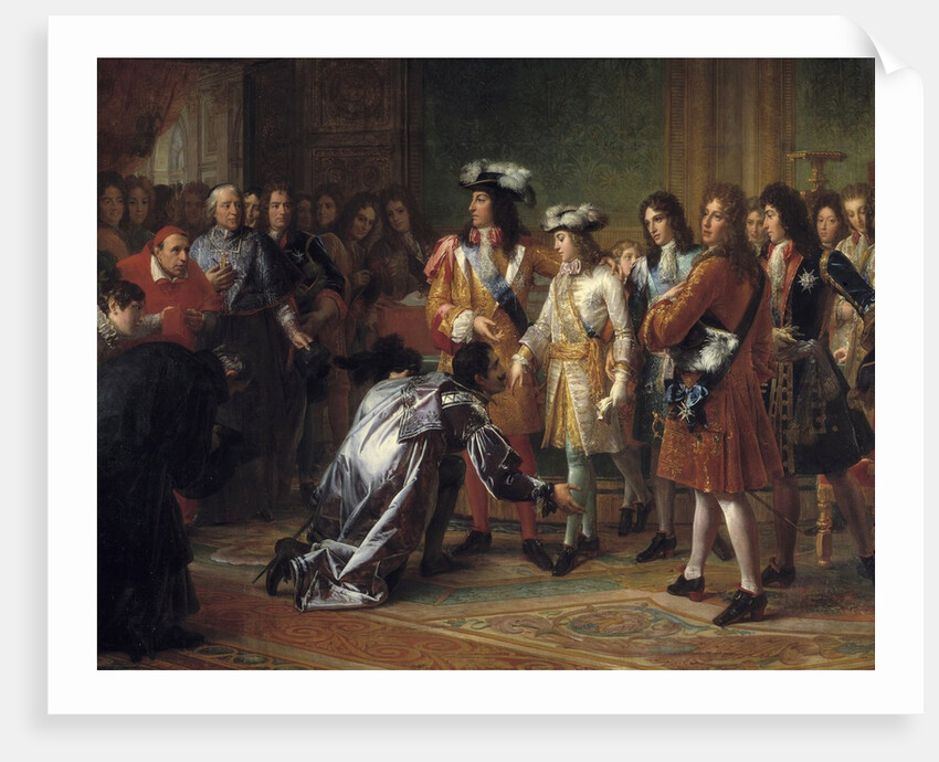 Duke of Anjou proclaimed King Felipe V of Spain by Francois Gerard