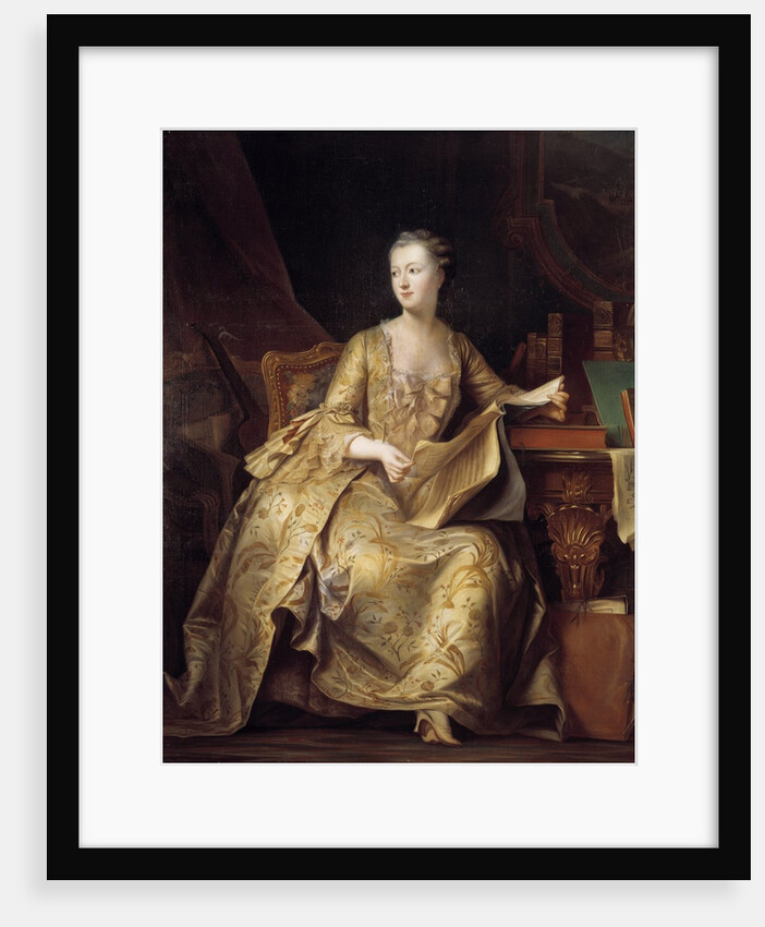 Portrait of Madame de Pompadour by Charles Auguste Steuben
