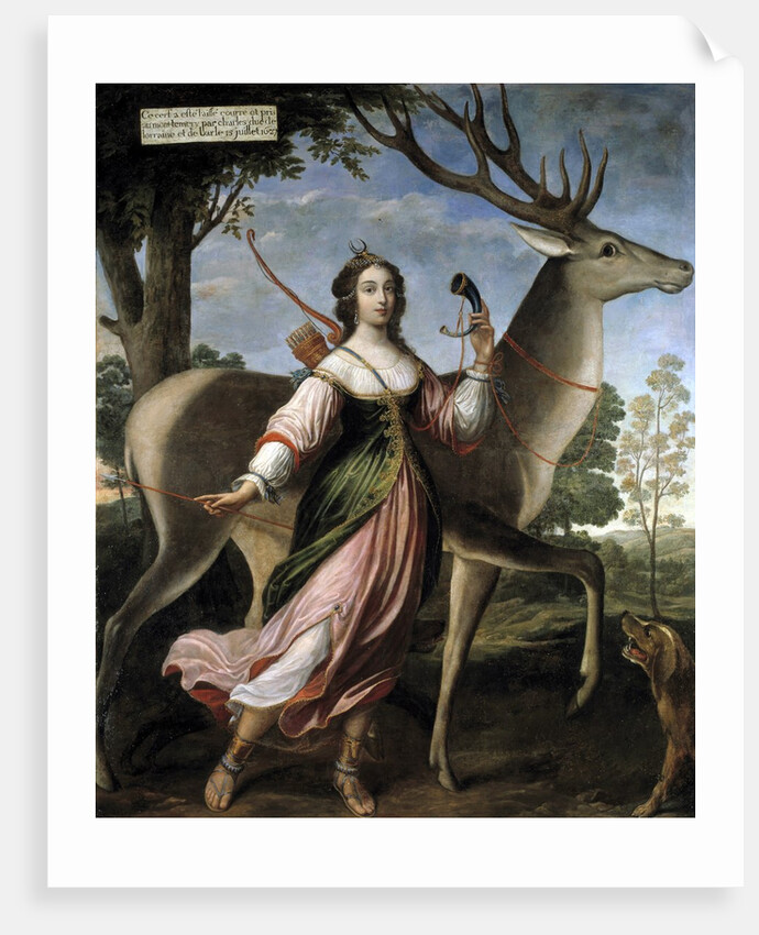 Portrait de la Duchesse de Chevreuse par Claude Deruet attributed to Claude Deruet by Anonymous