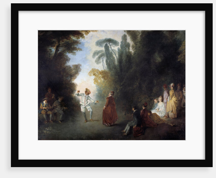The Open-Air Dance by Jean Antoine Watteau
