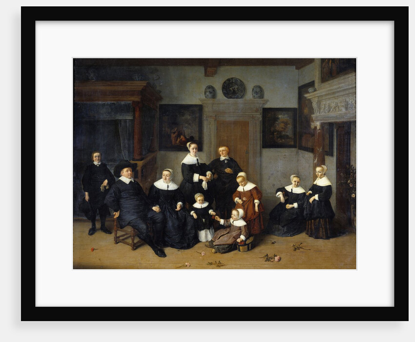 Family Portrait by Adrien Van Ostade