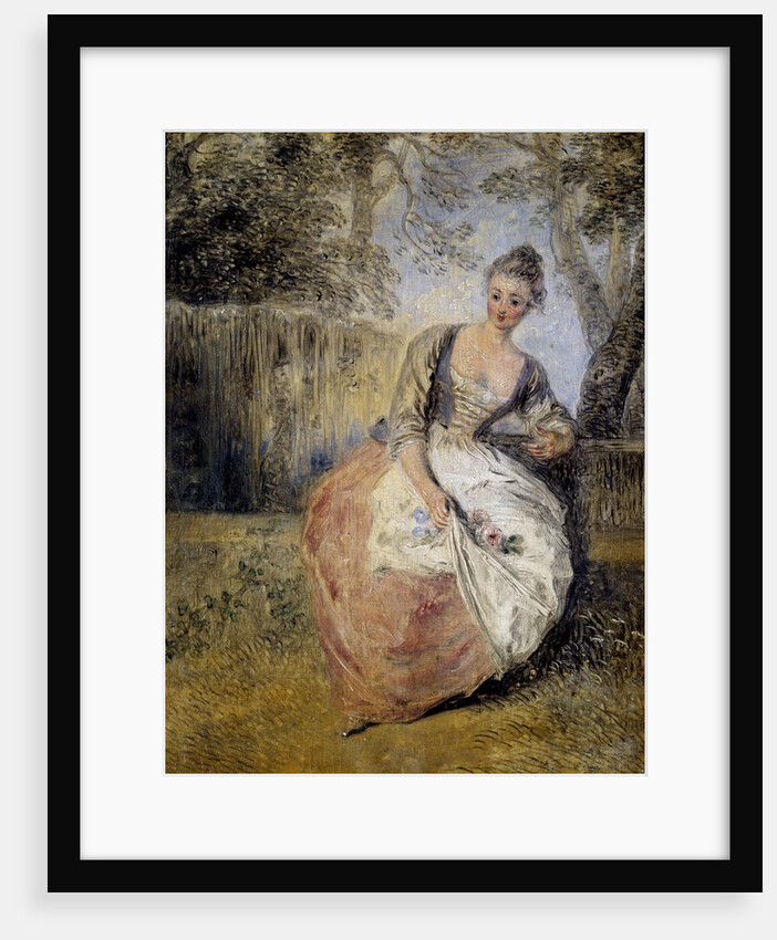 The Anxious Lover by Jean Antoine Watteau