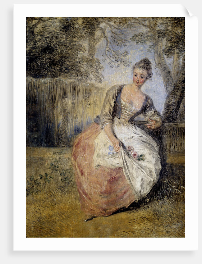 The Anxious Lover by Jean Antoine Watteau