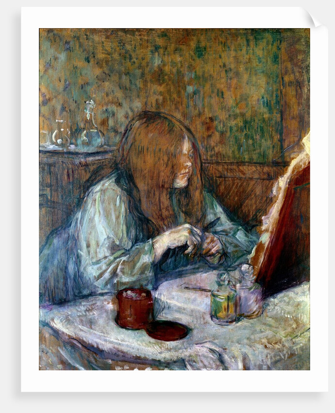 Madame Poupoule at Her Toilette by Henri de Toulouse-Lautrec