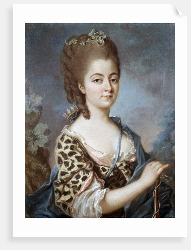 Portrait of Marie Aurore de Saxe, grandmother of the writer Georges Sand by Anonymous