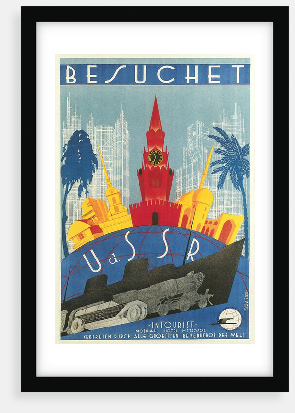 Visit the USSR Travel Poster by Anonymous