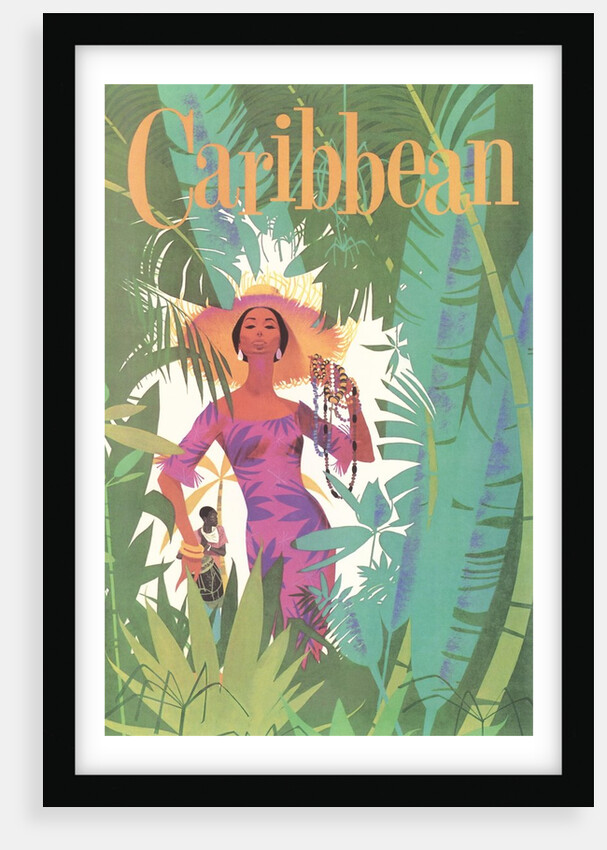 Caribbean Travel Poster by Anonymous