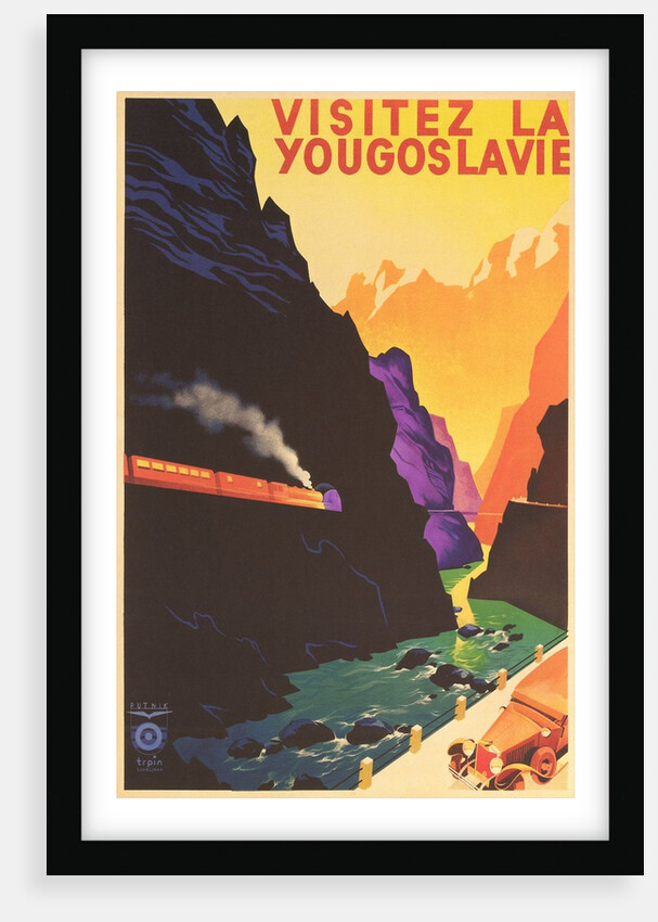 Yugoslavia Travel Poster by Anonymous