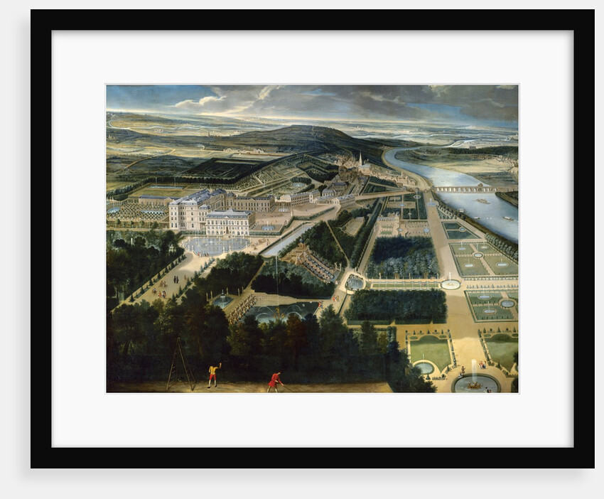 View of the castle and garden of Saint Cloud by Etienne Allegrain