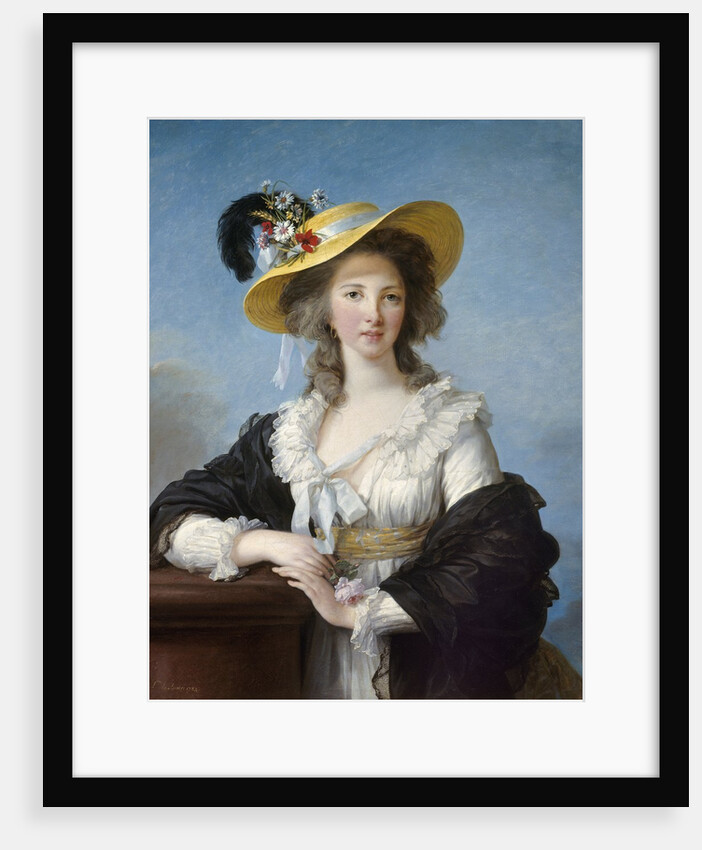 Portrait of the Duchess of Polignac by Elisabeth Vigee-Lebrun