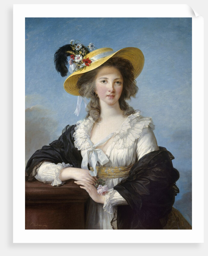 Portrait of the Duchess of Polignac by Elisabeth Vigee-Lebrun