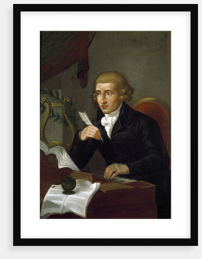Portrait of Joseph Haydn, Austrian Composer by Anonymous
