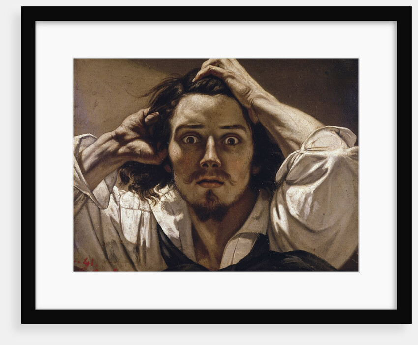 The Desperate Man (Self-portrait) by Gustave Courbet