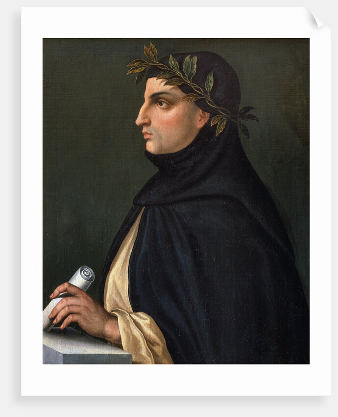 Portrait of Italian poet Giovanni Boccaccio by Anonymous