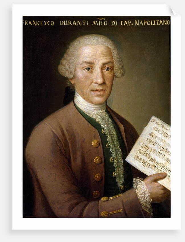 Portrait of Italian composer Francesco Durante by Anonymous