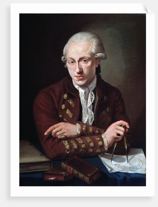 Portrait of Danish composer Thomas Christian Walter by Angelo Crescimbeni