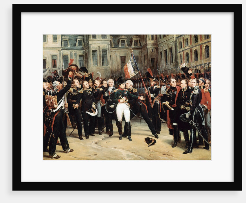 The Farewells of Fontainebleau, 20 April 1814 by Horace Vernet