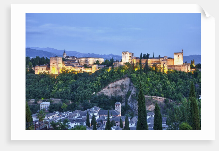 Evening Lights from the Alhambra Palace by Anonymous