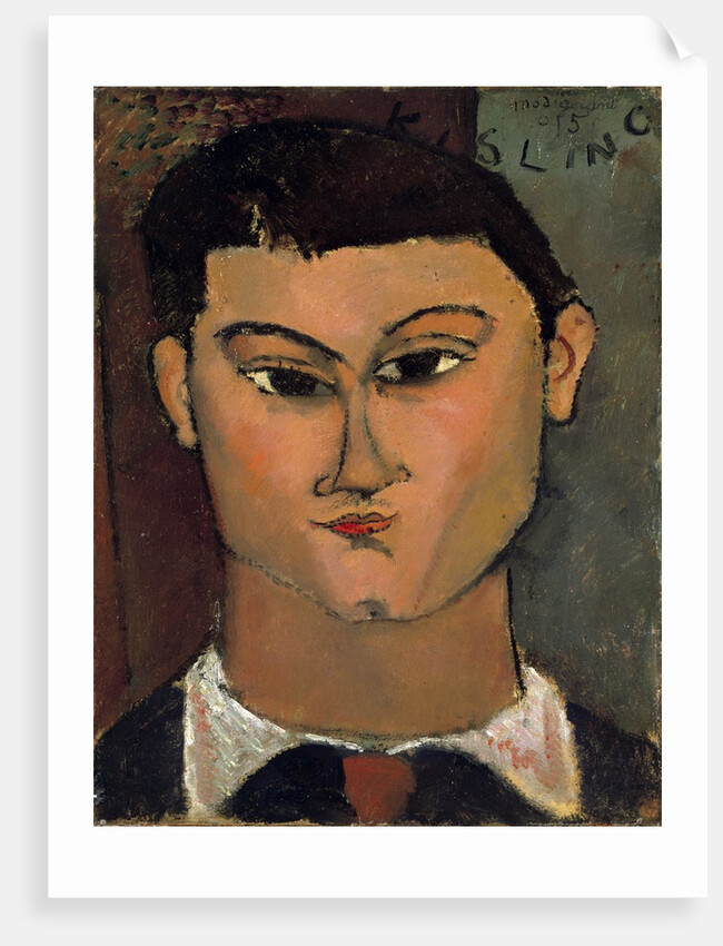 Portrait of Moise Kisling by Amedeo Modigliani