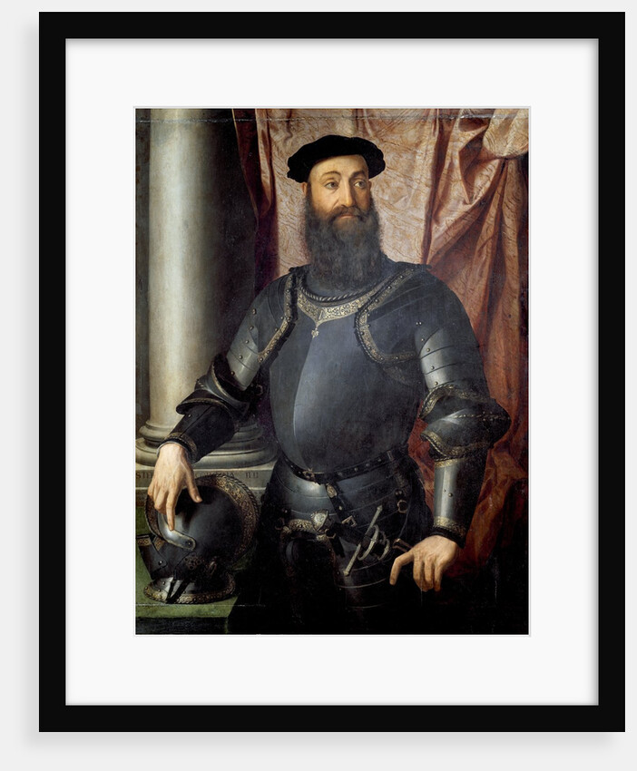 Portrait of Stefano Colonna by Agnolo Bronzino