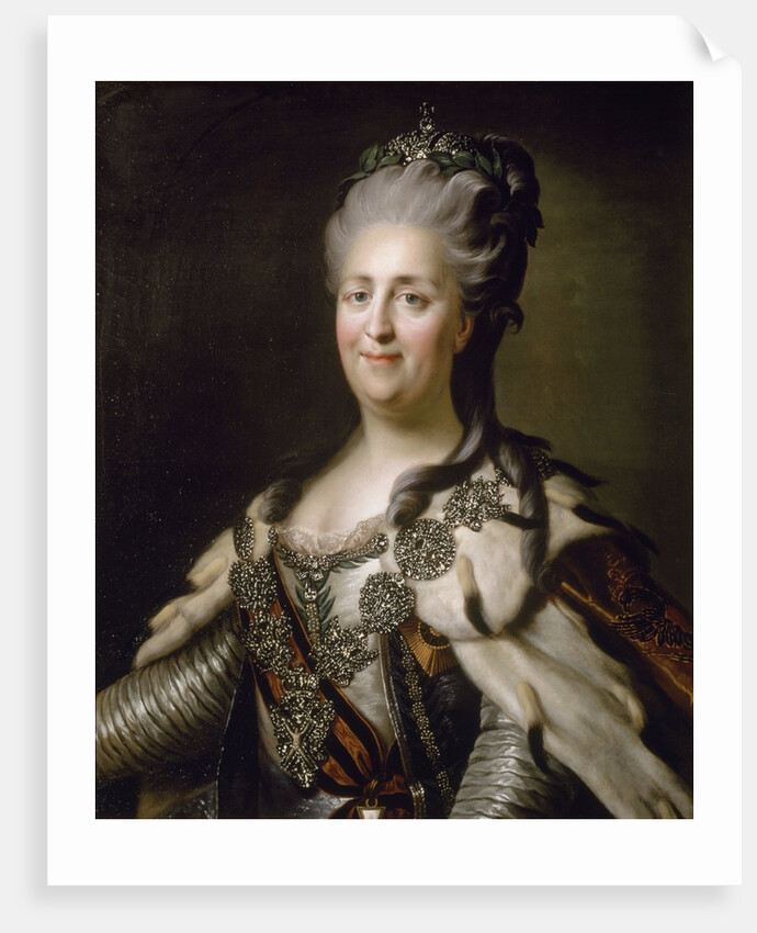 Portrait of Catherine II (1729-96) of Russia by Anonymous