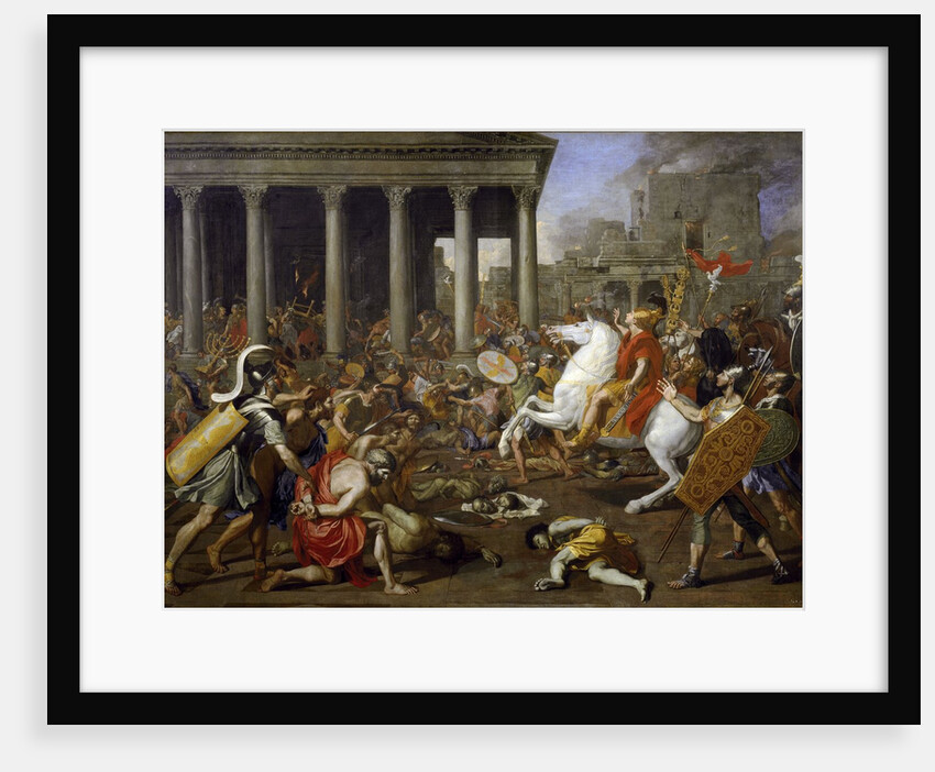 The Destruction of the Temples in Jerusalem by Titus by Nicolas Poussin