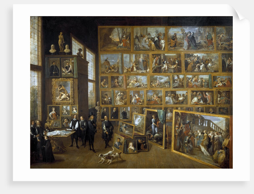 Archduke Leopold Wilhelm in His Picture Gallery in Brussels by David Teniers II