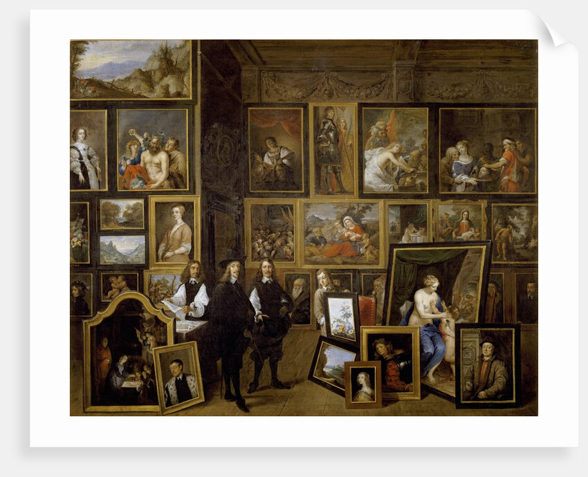 Archduke Leopold Wilhelm in his Picture Gallery David the Younger Teniers by Anonymous