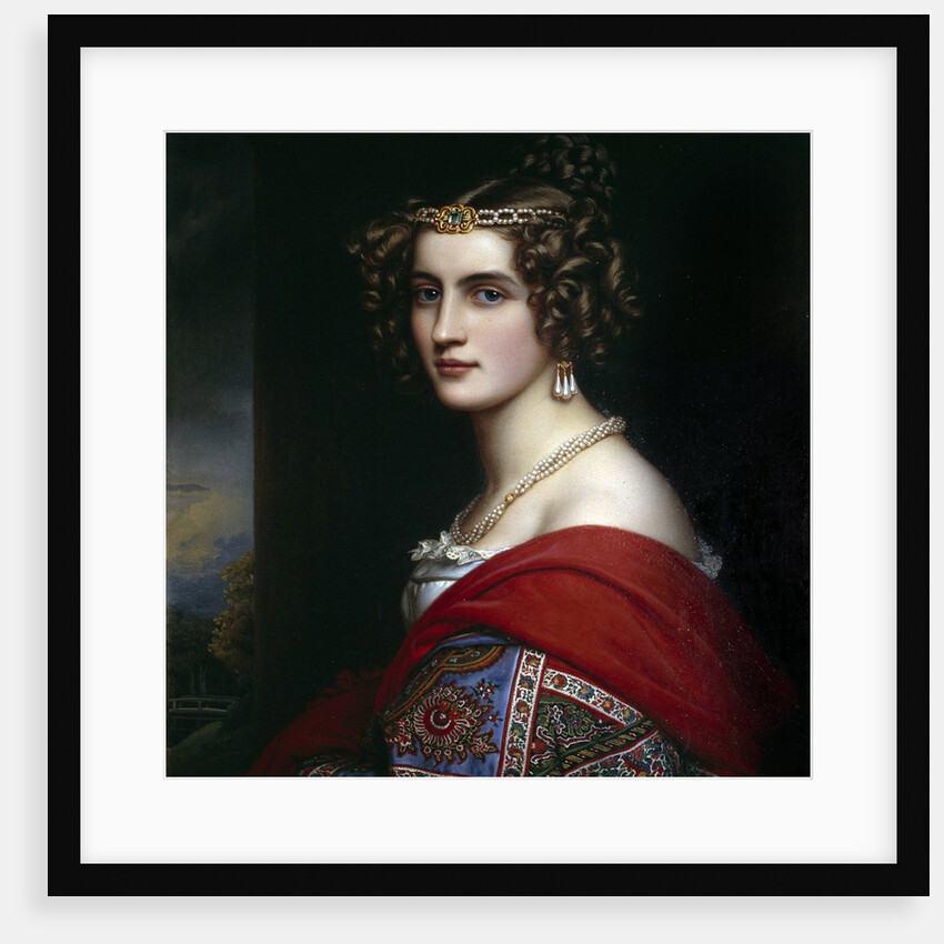 Portrait of Amalie von Schintling by Josef Karl Stieler