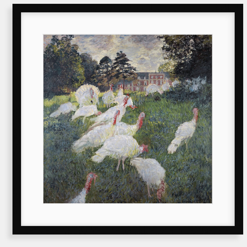 The Turkeys at the Chateau de Rottembourg by Claude Monet