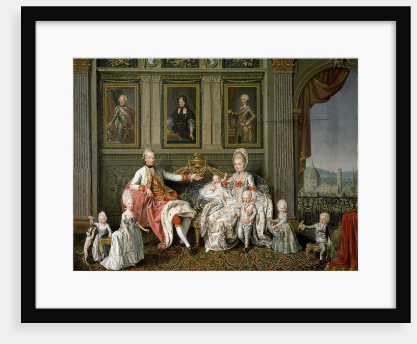 Grandduke Leopold of Tuscany and Family by Wenzel Werlin