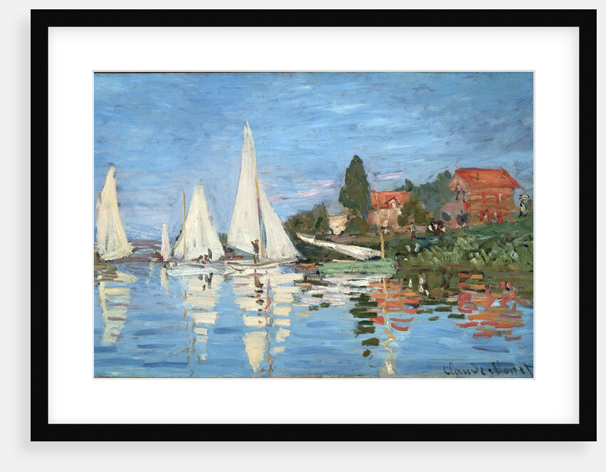 Regattas at Argenteuil by Claude Monet