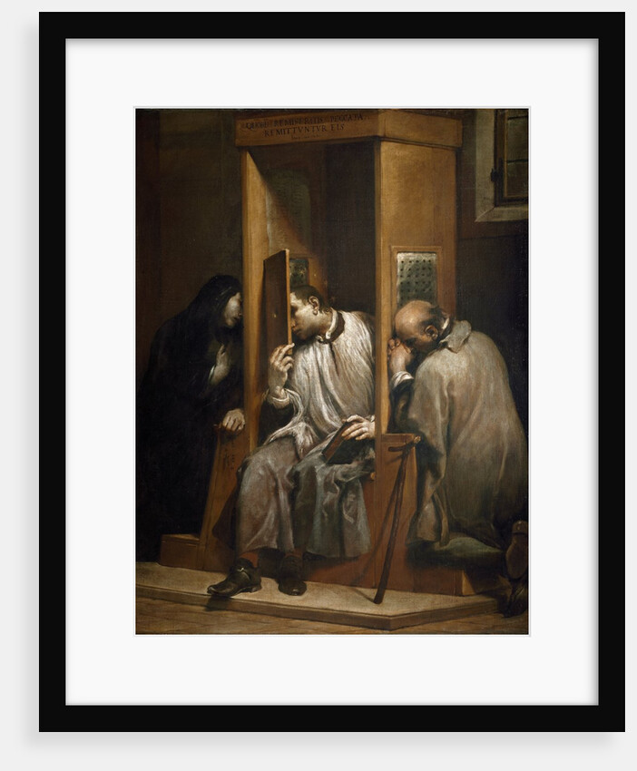 St John of Nepomuk Hearing the Confession of the Queen of Bohemia by Giuseppe Maria Crespi
