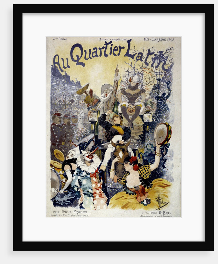 Cover of "Au quartier latin", 1895 by Anonymous