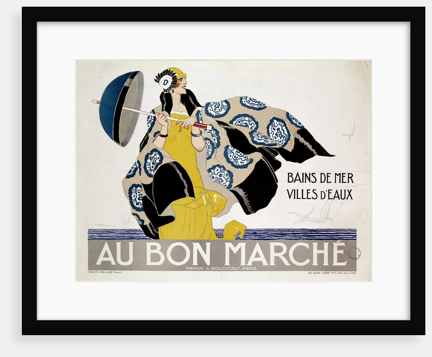 Poster advertising the "Au Bon Marche" department store " by Anonymous