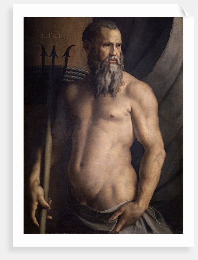 Andrea Doria as Neptune by Agnolo Bronzino